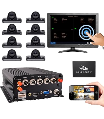カーナビ 11.5 inch Portable Car Audio 4K DVR Amazon.com: JOINLGO 4 Channel 1080P Mobile Vehicle Truck Bus DVR